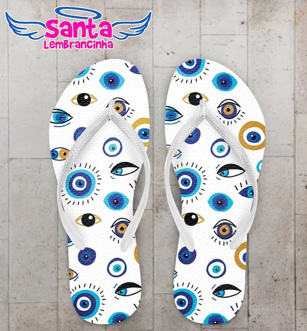 Chinelo Olho Grego Personalizado COD 12310