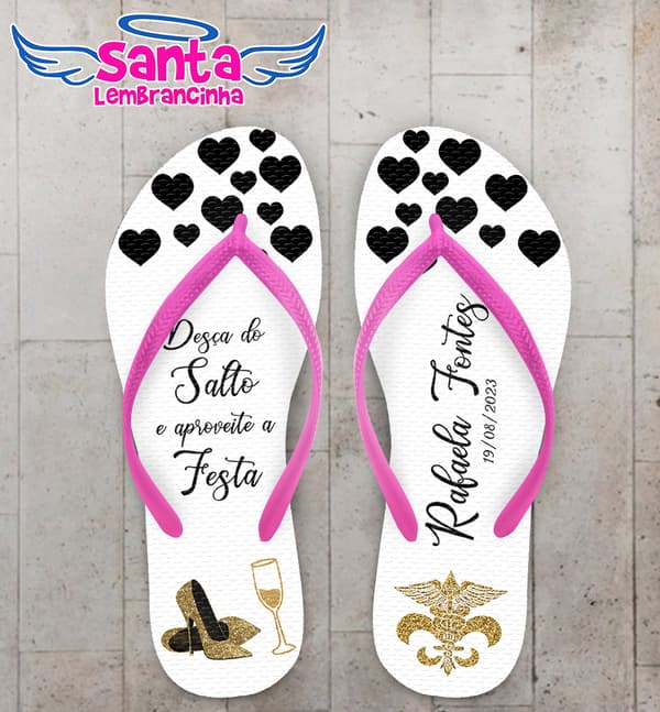 Chinelo Formatura Pedagogia Personalizado COD 12522