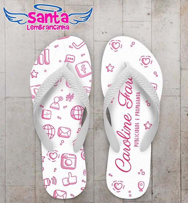 Chinelo Formatura Publicidade e Propaganda Personalizado COD 12539