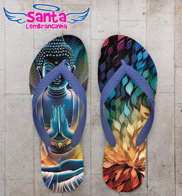 Chinelo Religioso Buda Personalizado COD 12565