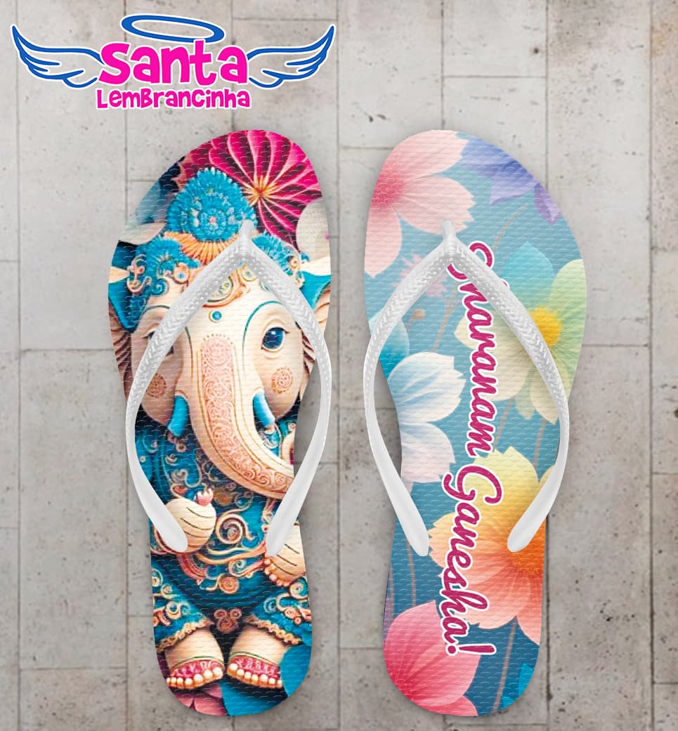 Chinelo Religioso Ganesha Personalizado COD 12564