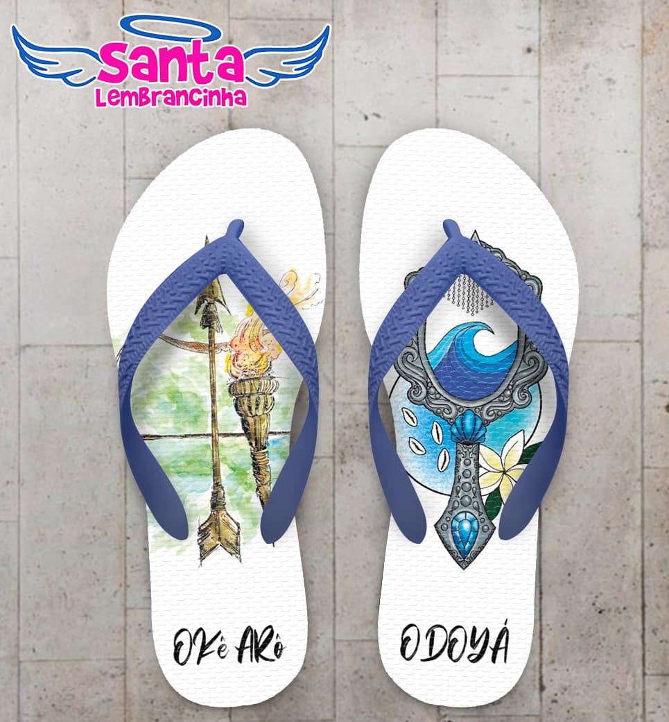 Chinelo Religioso Orixá Personalizado COD 12598