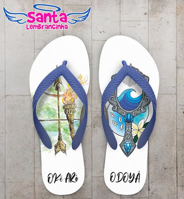 Chinelo Religioso Orixá Personalizado COD 12598