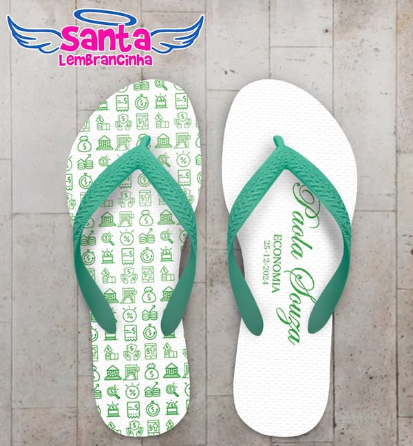 Chinelo Formatura Economia Personalizado COD 12701