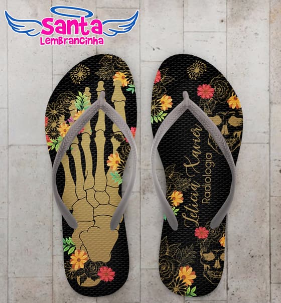 Chinelo Formatura Radiologia Personalizado COD 12709