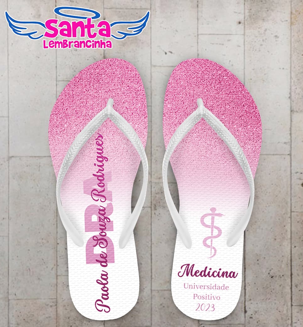 Chinelo Medicina Personalizado COD 12702