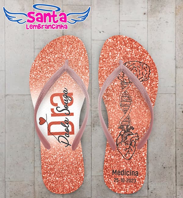 Chinelo Medicina Personalizado COD 12704