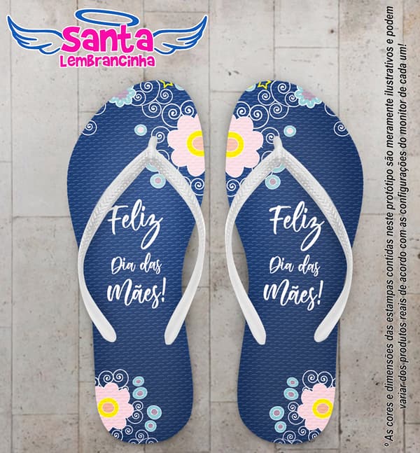 Chinelo Dia das Mães Personalizado COD 12780