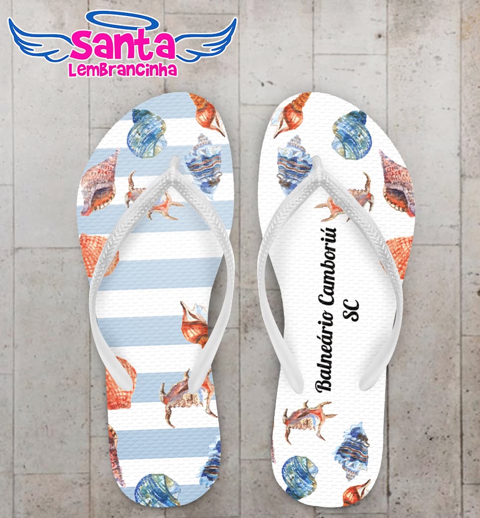 Chinelo Souvenir Turístico Balneário Camboriú Personalizado COD 12787