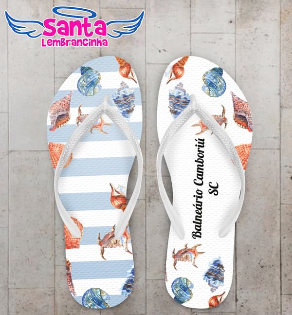 Chinelo Souvenir Turístico Balneário Camboriú Personalizado COD 12787