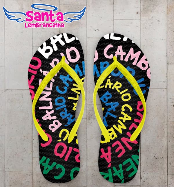 Chinelo Souvenir Turístico Balneário Camboriú Personalizado COD 12791