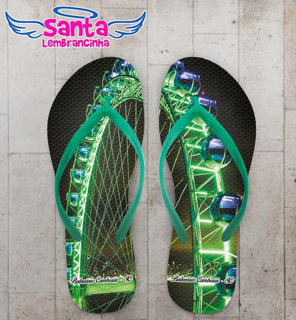 Chinelo Souvenir Turístico Balneário Camboriú Personalizado COD 12794