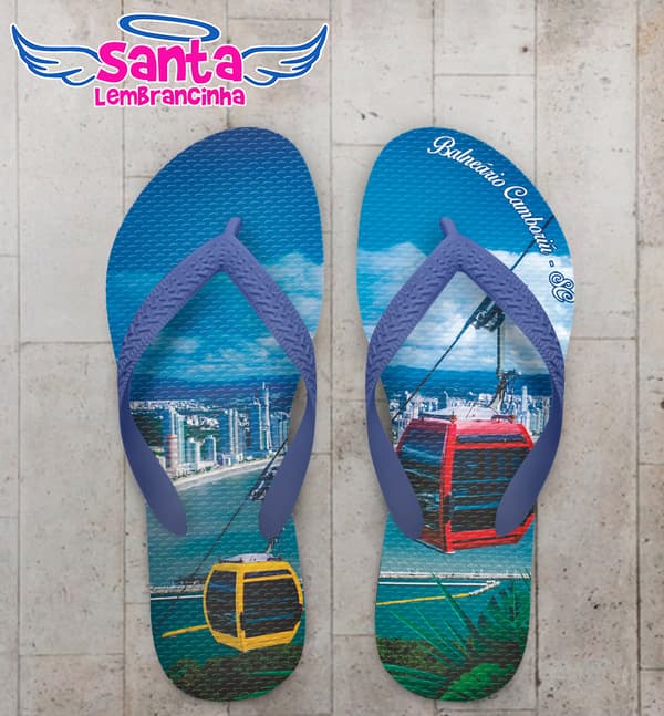 Chinelo Souvenir Turístico Balneário Camboriú Personalizado COD 12788