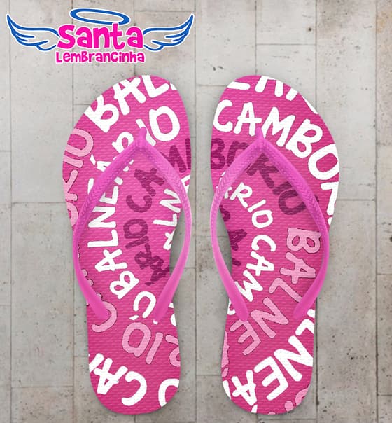 Chinelo Souvenir Turístico Balneário Camboriú Personalizado COD 12793