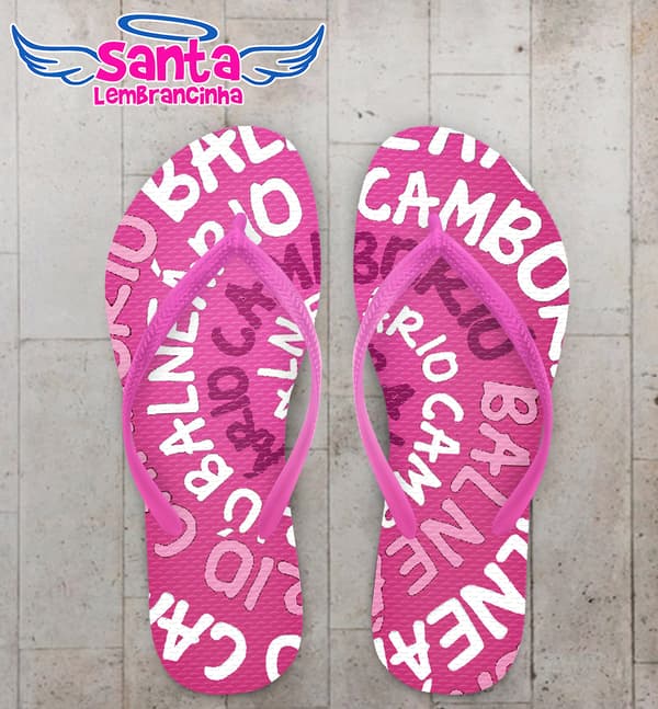 Chinelo Souvenir Turístico Balneário Camboriú Personalizado COD 12793
