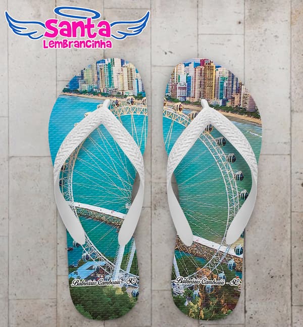 Chinelo Souvenir Turístico Balneário Camboriú Personalizado COD 12789