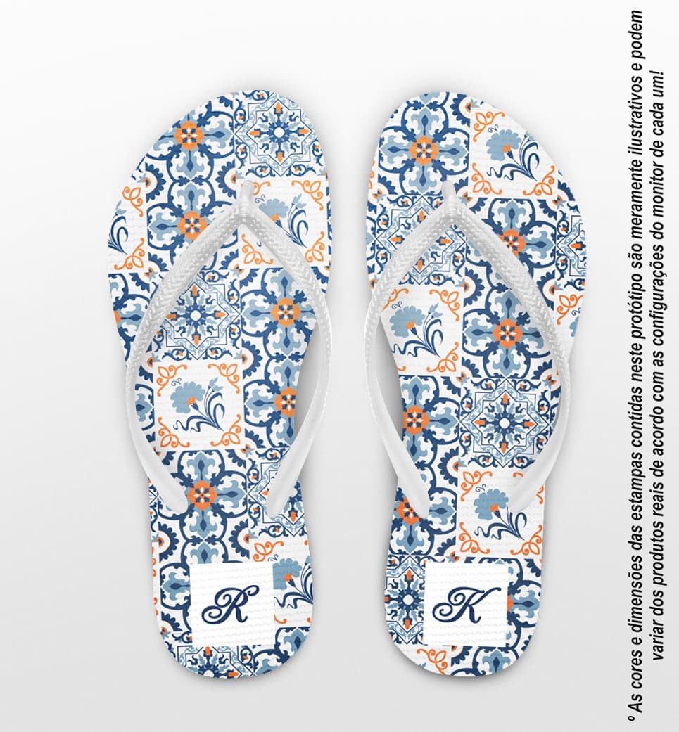 Chinelo Casamento Personalizado COD 12716