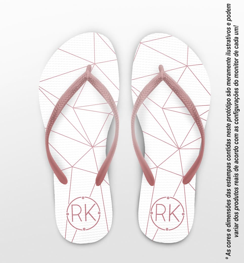 Chinelo Casamento Personalizado COD 12717