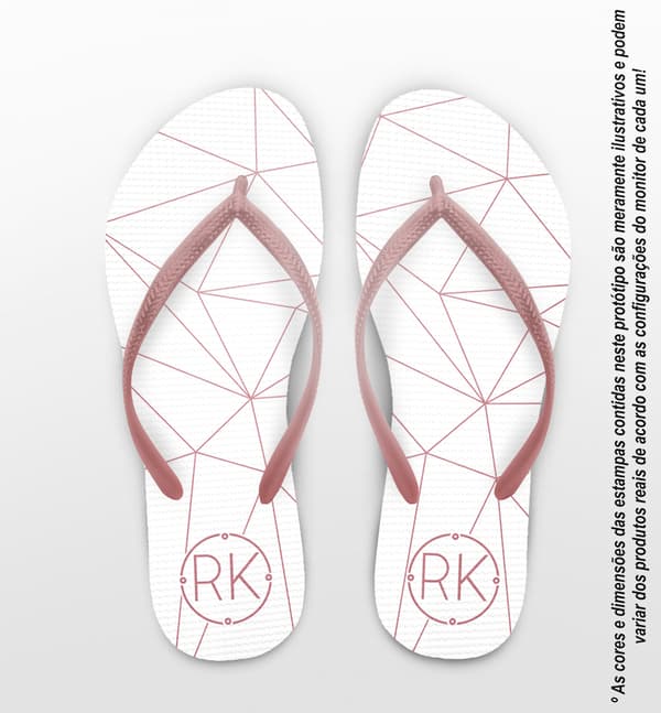 Chinelo Casamento Personalizado COD 12717