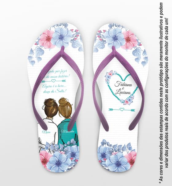 Chinelo Casamento Madrinha Noiva COD 9803