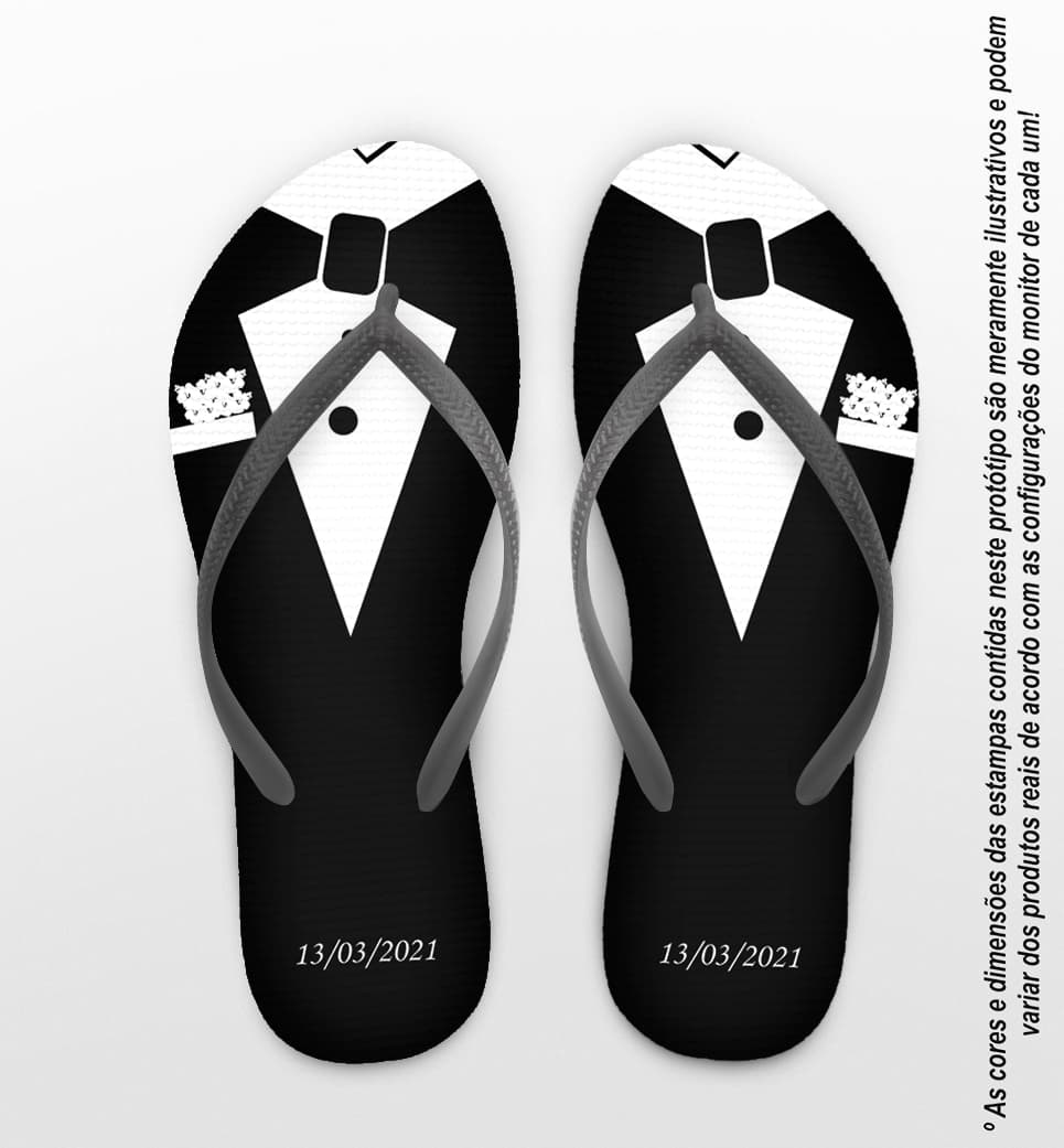 Chinelo Casamento Terno Noivo COD 9797