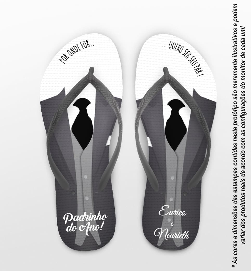 Chinelo Casamento Terno Personalizado COD 10248