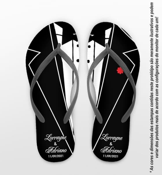 Chinelo Casamento Terno Personalizado COD 10270