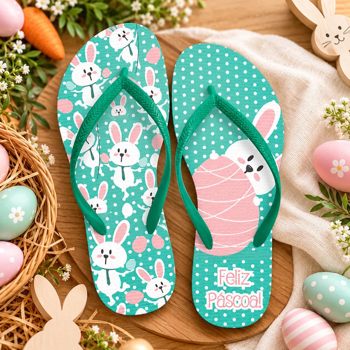 Chinelo Páscoa Personalizado COD 9151