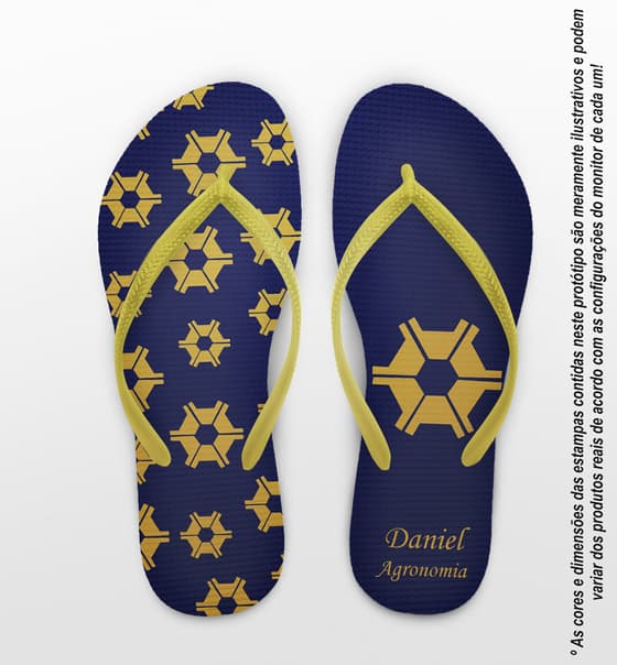 Chinelo Formatura Agronomia Personalizado COD 3430