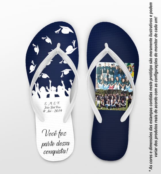 Chinelo Formatura Agronomia Personalizado COD 5750