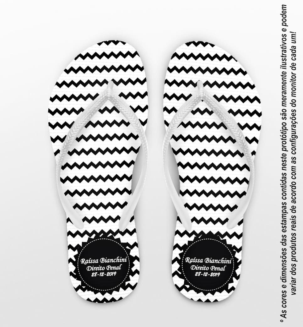Chinelo Formatura Direito Penal Personalizado COD 3545