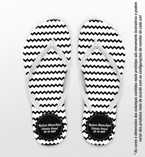 Chinelo Formatura Direito Penal Personalizado COD 3545