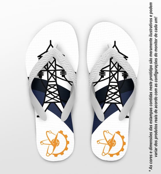 Chinelo Formatura Engenharia Elétrica COD 6014