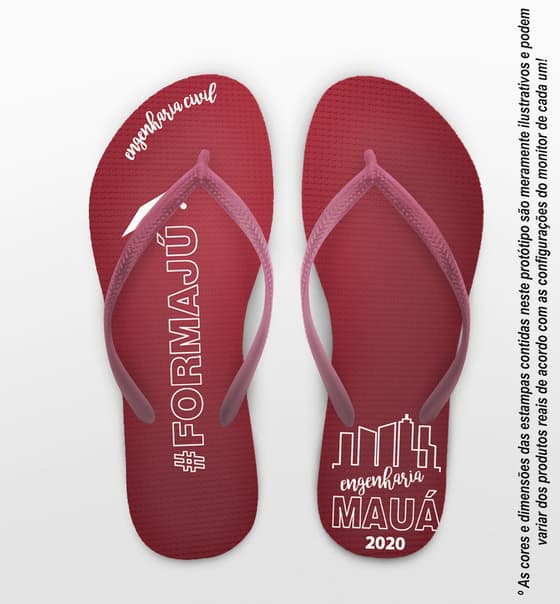 Chinelo Formatura Engenharia Personalizado COD 10611