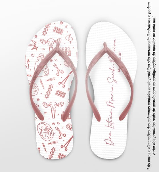 Chinelo Formatura Medicina Personalizado COD 10865