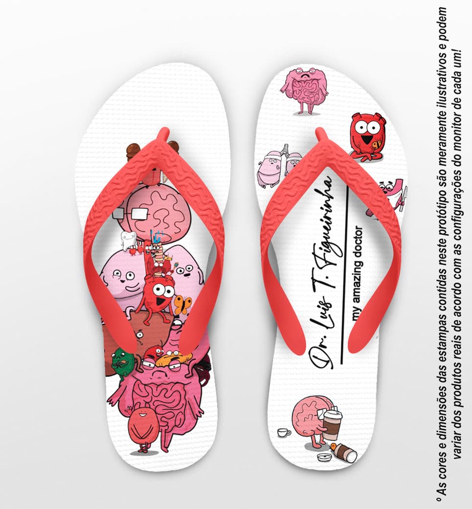 Chinelo Formatura Medicina Personalizado COD 10875