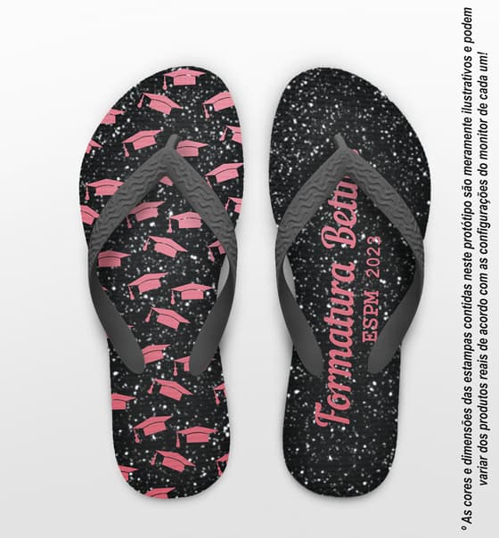 Chinelo Formatura Medicina Personalizado COD 12520
