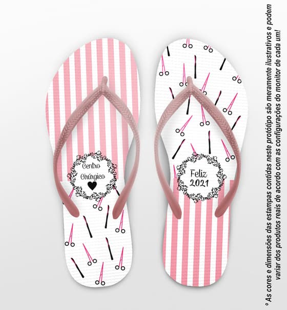 Chinelo Formatura Medicina Rosa Personalizado COD 3100