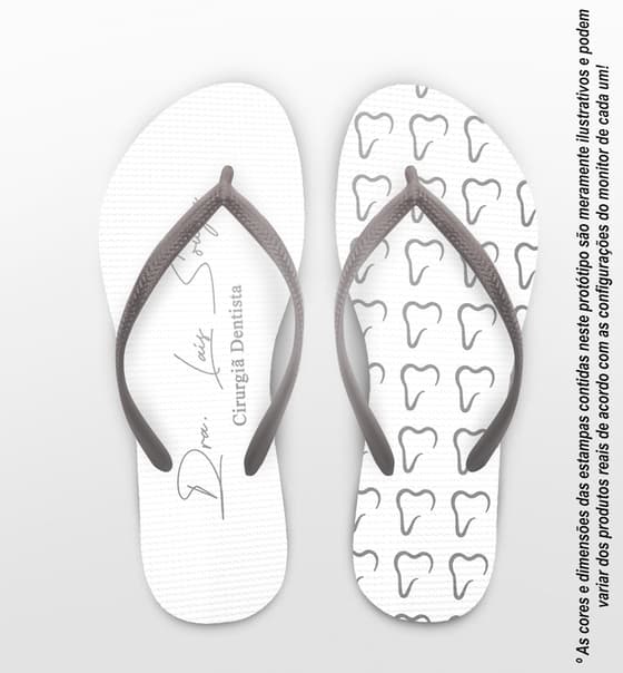 Chinelo Formatura Odontologia Personalizado COD 10887