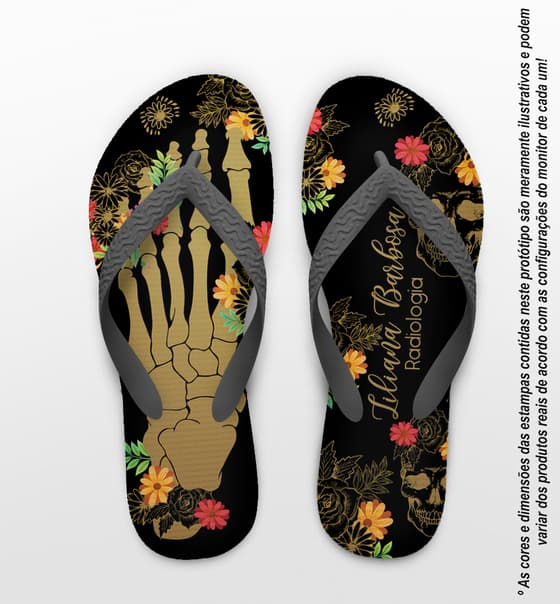 Chinelo Formatura Radiologia Personalizado COD 12709