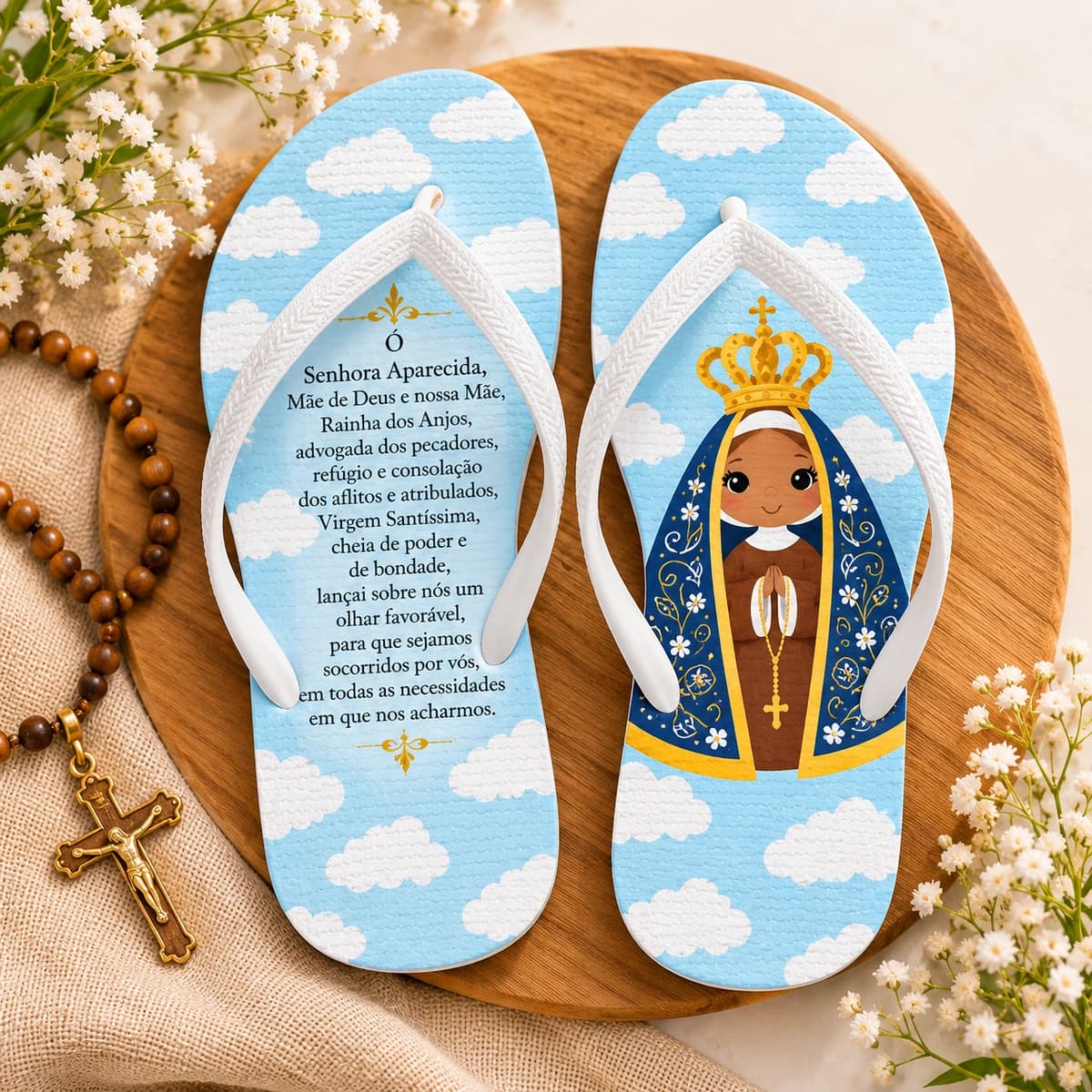 Chinelo Religioso Buda Personalizado COD 12565