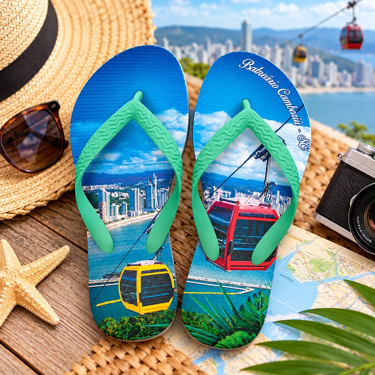 Chinelo Cores e Formas Personalizado COD 10831
