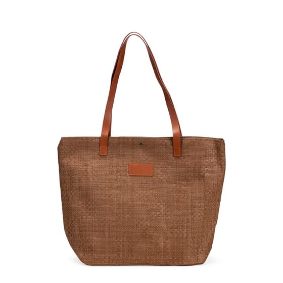 BOLSA PALHA TRANÇADA
