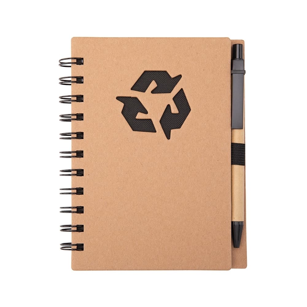 CADERNO ECOLÓGICO COM CANETA
