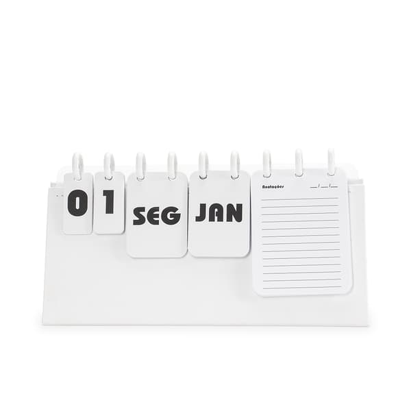 CALENDÁRIO PERMANENTE DE MESA DISCO