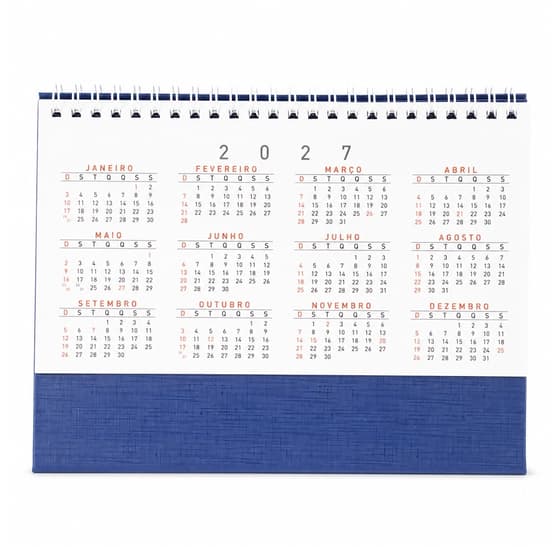 CALENDÁRIO DE MESA 2027