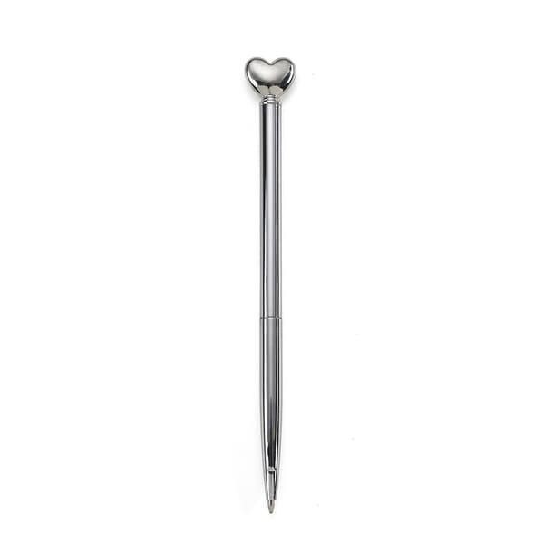 CANETA METAL CORAÇÃO