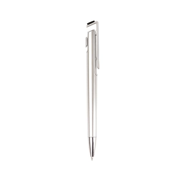 CANETA PLÁSTICA COM SUPORTE PARA CELULAR