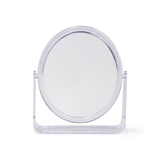 ESPELHO DE MESA OVAL PLÁSTICO