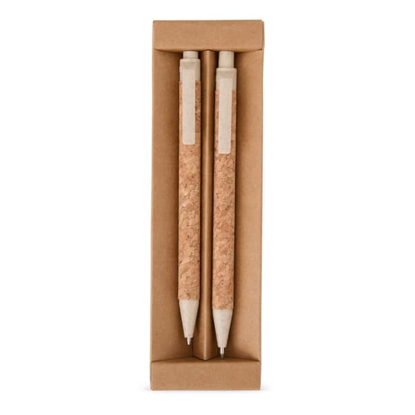 KIT ECOLÓGICO CANETA E LAPISEIRA CORTIÇA